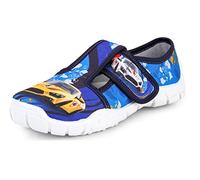 Kinder Hausschuhe LARW005 PP2 Blau Autos 26 26 Blau Autos