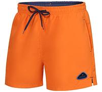 Ladeheid Herren Badehose Badeshorts Schwimmhose Bademode Strandmode LAZA1003 (Orange Kobalt, 6XL)