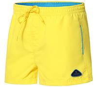 Ladeheid Herren Badehose kurz Schwimmshorts Badeshorts Schwimmhose LAZA1001 (Gelb Azurblau, XXL)