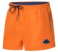 Ladeheid Herren Badehose kurz Schwimmshorts Badeshorts Schwimmhose LAZA1001 (Orange Kobalt, 5XL)