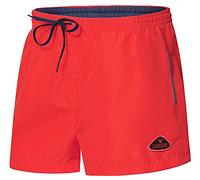 Ladeheid Herren Badehose kurz Schwimmshorts Badeshorts Schwimmhose LAZA1001 (Rot Marineblau, 5XL)