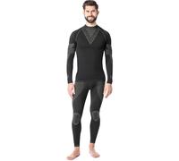 Ladeheid Herren Winter Thermounterwäsche Funktionsunterwäsche Set Langarm Shirt Lange Unterhose Thermoaktiv LAGI003