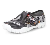 Ladeheid Kinder Hausschuhe LARW005 (Grau Autos, 35 EU)