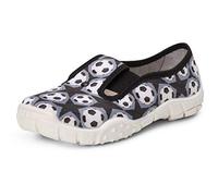 Ladeheid Kinder Hausschuhe LARW006 (Grau Fußball, 28 EU)