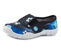 Ladeheid Kinder Hausschuhe LARW006 (Marineblau/Weiß/Bälle, 27 EU)