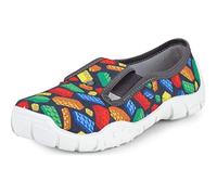 Ladeheid Kinder Hausschuhe LARW006 (Schwarz Blöcke, 27 EU)