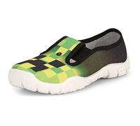 Ladeheid Kinder Hausschuhe LARW006 (Schwarz Grün Gelb, 27 EU)
