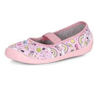 Ladeheid Kinder Mädchen Hausschuhe LARW008 (Rosa Regenbogen, 28 EU)