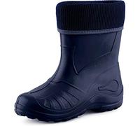Ladeheid Kinder Mädchen Jungen Federleichte Eva Thermo Gummistiefel Gefüttert KL058 (Dunkelblau, 23 EU)