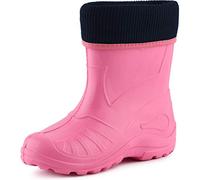 Ladeheid Kinder Mädchen Jungen Federleichte Eva Thermo Gummistiefel Gefüttert KL058 (Hellrosa, 22 EU)