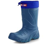 Ladeheid Kinder Mädchen Jungen federleichte Eva Winter Thermo Gummistiefel gefüttert LA-835 (Dunkelblau/Blau, 24/25 EU)