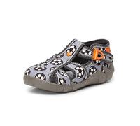 Ladeheid Kinder Mädchen Jungen Hausschuhe Schlapfen LARB003(Aschgrau Bälle-1029,20 EU)