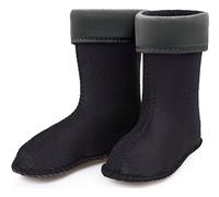 Ladeheid Kinder Mädchen Jungen Wärmende Stiefelsocken für Gummistiefel Innenschuh KL045 (Graphit, 29 EU)