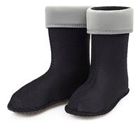 Ladeheid Kinder Mädchen Jungen Wärmende Stiefelsocken für Gummistiefel Innenschuh KL045 (Grau, 26 EU)