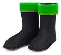 Ladeheid Kinder Mädchen Jungen Wärmende Stiefelsocken für Gummistiefel Innenschuh KL045 (Grün, 26 EU)