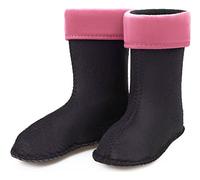 Ladeheid Kinder Mädchen Jungen Wärmende Stiefelsocken für Gummistiefel Innenschuh KL045 (Hellrosa, 30 EU)
