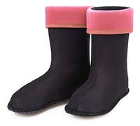 Ladeheid Kinder Mädchen Jungen Wärmende Stiefelsocken für Gummistiefel Innenschuh KL045 (Rosa, 24 EU)