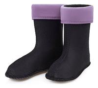 Kinder Wärmende Stiefelsocken für Gummistiefel KL045 Violett 35 35 Violett