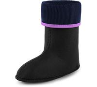 Ladeheid Kinder Mädchen Jungen Wärmende Stiefelsocken für Gummistiefel Innenschuh KL058 (Violett, 23 EU)