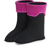 Ladeheid Kinder Mädchen Jungen Wärmende Stiefelsocken für Gummistiefel Innenschuh LA-861 (Rosa, 36/37 EU)