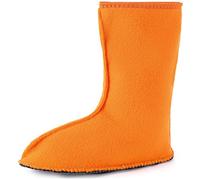 Ladeheid Kinder Mädchen Jungen Wärmende Stiefelsocken Innenschuh für Gummistiefel LA-CA-10 LA-CA-11 (Orange, 26/27 EU)