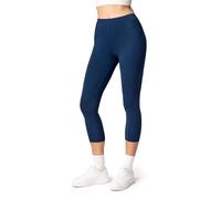 Capri Leggings aus Baumwolle LA40-132 Marinenblau L L Marinenblau