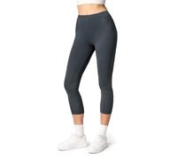 Ladeheid Leggings Damen 3/4 Baumwolle bequem und atmungsaktiv Capri Leggings Damen für Sommer LA40-132 (Graphit, S)