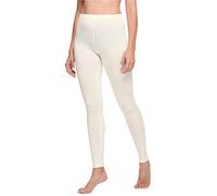 Ladeheid Leggings Damen aus Baumwolle Bequeme und Lange Leggins für Frauen für Frühling Sommer Herbst Winter Saison LA40-133 (Ecru, XS)