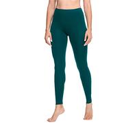 Ladeheid Leggings Damen aus Baumwolle Bequeme und Lange Leggins für Frauen für Frühling Sommer Herbst Winter Saison LA40-133 (Smaragdgrün, XL)
