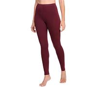 Ladeheid Leggings Damen aus Baumwolle Bequeme und Lange Leggins für Frauen für Frühling Sommer Herbst Winter Saison LA40-133 (Weinrot, 3XL)