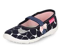 Ladeheid Mädchen Hausschuhe Ballerinas mit Einlegesohlen LAVI0005 (Marineblau, 26 EU)