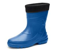 Ladeheid Thermo Eva Gummistiefel Damen gefüttert wasserdichte und federleichte Regenstiefel Damen LA-800-2017 (Kornblume/Schwarz, 40 EU)