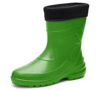Ladeheid Thermo Eva Gummistiefel Damen gefüttert wasserdichte und federleichte Regenstiefel Damen LA-800-2017 (Grün/Schwarz, 36 EU)