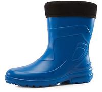 Ladeheid Thermo Eva Gummistiefel Damen gefüttert wasserdichte und federleichte Regenstiefel Damen LA-800-2017 (Kornblume/Schwarz, 38 EU)