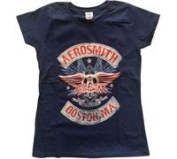 Ladies Aerosmith Boston Pride offiziell Frauen T-Shirt Damen (X-Large)