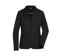 Ladies' Business Blazer Klassischer Sweatblazer in angenehmer French-Terry Qualität schwarz, Gr. XL