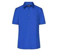 Damenbluse Easy Care Kurzarm JN643, königs-blau, Größe L