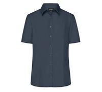 Damen Business-Bluse kurzarm "JN643" - James & Nicholson Carbon S
