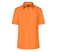 Damen Business-Bluse kurzarm "JN643" - James & Nicholson Orange L