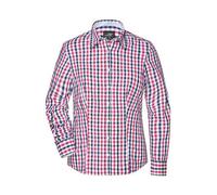 Damen Karo Bluse "JN616" - James & Nicholson Navy/Red-Navy-White M