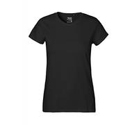 Neutral Damen T-Shirt NE80001 - klassisch aus Bio-Fairtrade-Baumwolle - Schwarz S