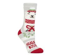 Ladies Cosy Novelty Socks | Heat Holders Lite | Christmas Socks for Women | Gifts for Her Socks - Hugs&Kisses EU 37 - 42