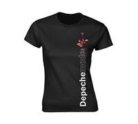 Ladies Depeche Mode Side Rose offiziell Frauen T-Shirt Damen (Large)