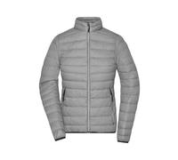 Ladies' Down Jacket Leichte Daunenjacke im klassischen Design grau, Gr. M
