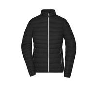 Ladies' Down Jacket Leichte Daunenjacke im klassischen Design schwarz/grau, Gr. XL