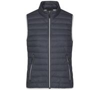 Ladies' Down Vest Leichte Daunenweste im klassischen Design grau, Gr. XL