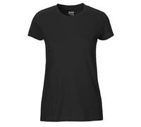 Neutral Certified Responsibility Damen T-Shirt Ladies Fitted Bio Rundhalsausschnitt Schwarz S
