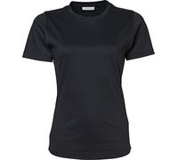 Tee Jays T-Shirt Cotton Classics 18.0580 Damen Interlock L Dunkelgrau