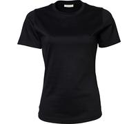 Tee Jays Ladies' Interlock T-Shirt - Black - 2XL