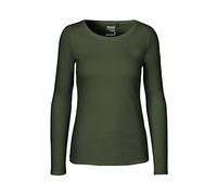 Neutral Langärmeliges Damen T-Shirt aus Bio-Fairtrade-Baumwolle - Military | 2XL